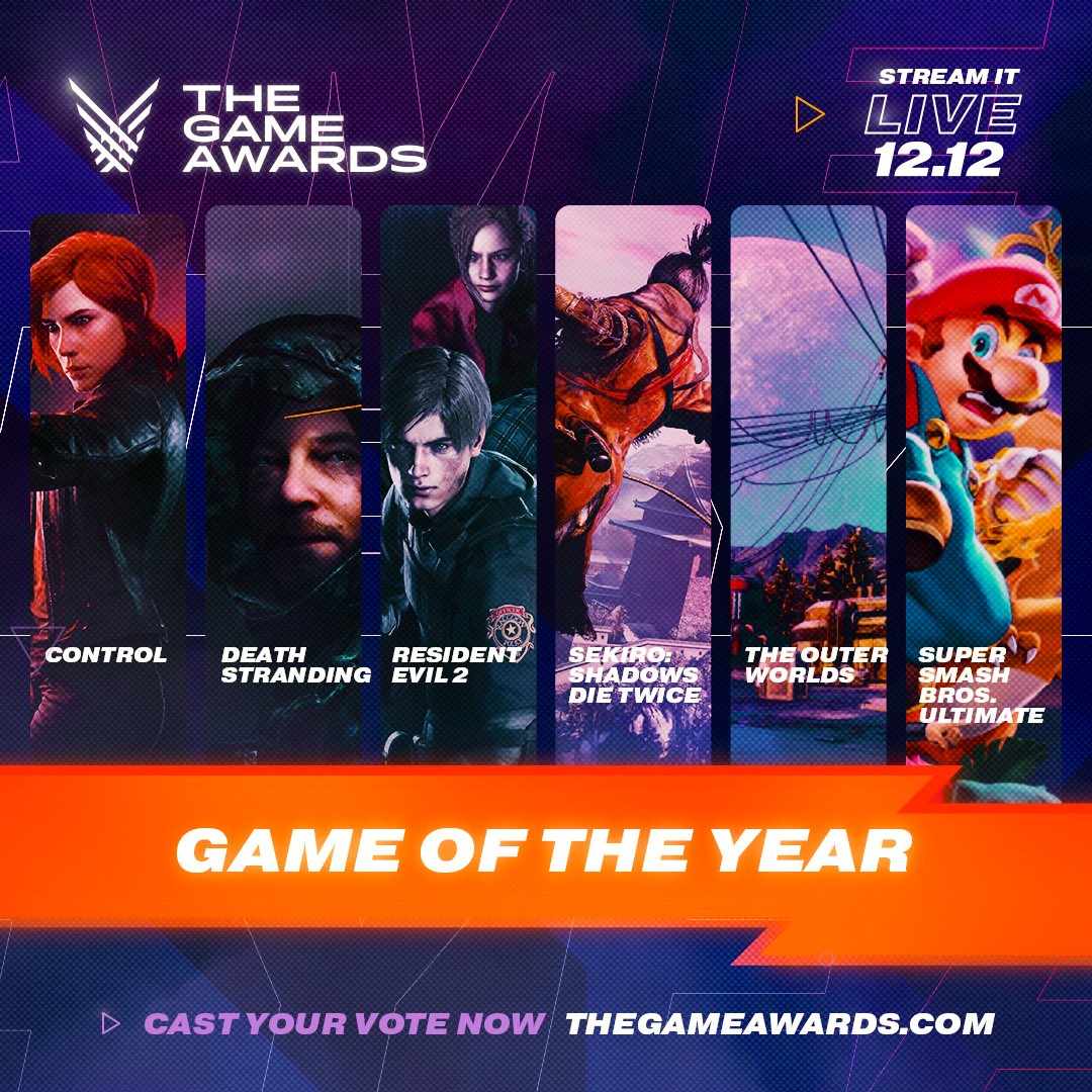 2019 BEST GAME AWARDS NOMINEES OUT NOW Maven Buzz