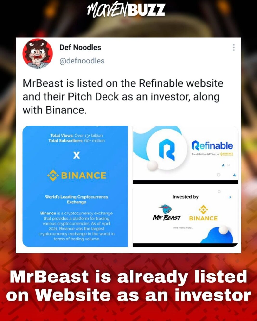 MrBeast accused of luring fans into Refinable crypto scam ...