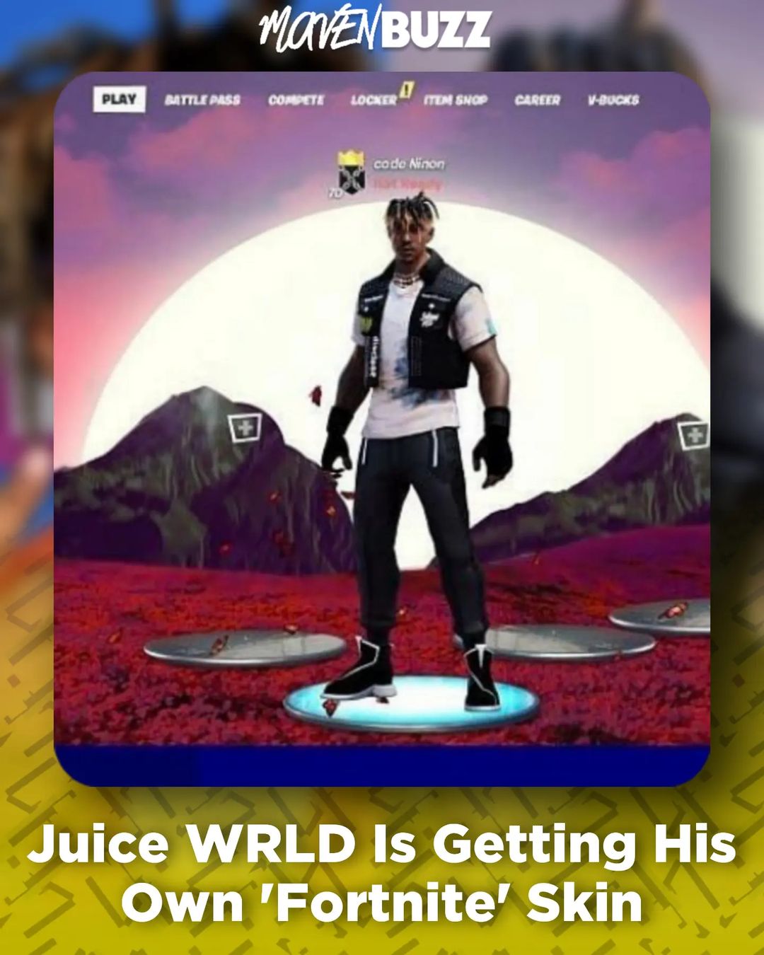 Juice WRLD Getting His Own Fortnite Skin - Maven Buzz