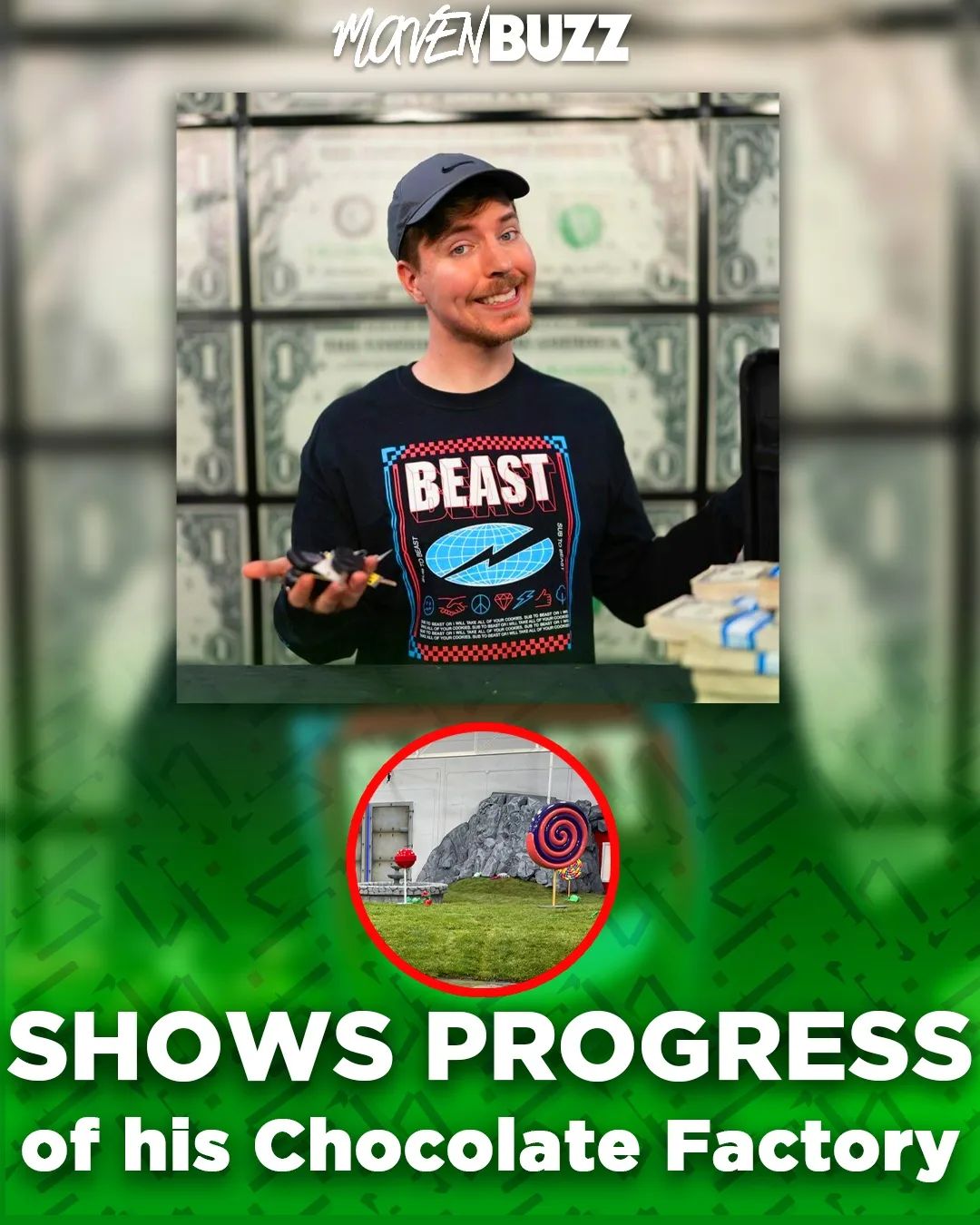 MrBeast Recreating Willy Wonka's Chocolate Factory - Maven Buzz